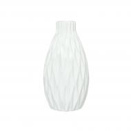 Ваза керамическая Финик 22 см 22 см белая