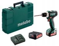 Аккумуляторный шуруповерт Metabo PowerMaxx BS 12 + 2 акб + з/у + кейс (601036500)