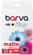 Фотобумага Barva Original Матовая 180 г/м2 10x15 100 л (IP-A180-255) белый