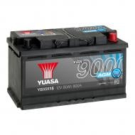 Акумулятор автомобільний Yuasa AGM Start Stop Plus Battery 80Ah 800A 12V YBX9115 «+» праворуч (YBX9115)