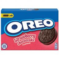 Печиво OREO з какао та начинкою зі смаком полуниці та чізкейку 228 г