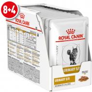 Консерва для кошек Royal Canin V.D. Urinary S/O Moderate Calorie gravy в соусе пауч 8+4 85 г
