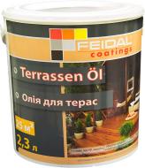 Масло для древесины Feidal Terrassen Ol бесцветный шелковистый мат 2,3 л