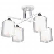 ВИТРИНА! Люстра потолочная Victoria Lighting 4x60 Вт E27 белый Elision/PL4 white