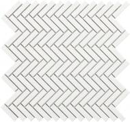 Мозаїка Intermatex Tech Chevron White Gloss 28,3x27,7