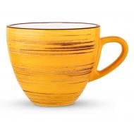 Чашка для капучино Spiral Yellow 190 мл WL-669435/A Wilmax