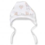 Чепчик детский Татошка от 0 алебастр белый 0506207мзк