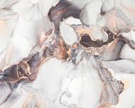 Фотообои De-Cors Флюид/Мрамор Серый коралл 70257 265x300 см 7,9 кв.м