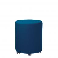 Пуф Nowy Styl ROUND MOBILE (BOX-1) CSE-15 495х420 мм синий / (WMR40XXXR00X00SESE015XB28)