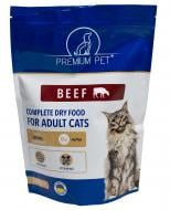 Корм сухой Для котов Premium Pet с говядиной 350 г