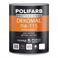 Эмаль Polifarb алкидная DekoMal ПФ-115 бирюзовый глянец 0.9 кг