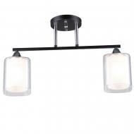 Люстра потолочная Victoria Lighting 2x60 Вт E27 черный Elision/PL2 black