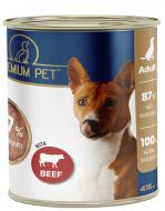 Корм влажный Premium Pet Паштет с говядиной