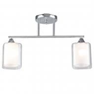 Люстра стельова Victoria Lighting 2x60 Вт E27 хром Elision/PL2 chrome