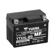 Аккумулятор автомобильный Yuasa MF VRLA Battery AGM 3Ah 50A 12V YTX4L-BS «+» справа (YTX4L-BS)