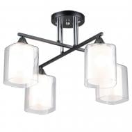 Люстра потолочная Victoria Lighting 4x60 Вт E27 черный Elision/PL4 black