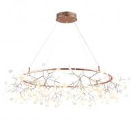 ВИТРИНА! Люстра подвесная Berger 1x42 Вт LED-модуль розовое золото 7027-PL-42 Rose Gold