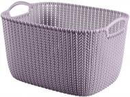 Корзина для хранения Curver 240292 Knit L прямоугольный пудровый 230x300x400 мм