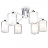 Люстра потолочная Victoria Lighting 6x60 Вт E27 белый Elision/PL6 white