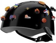 Шлем защитный STREETJAM с пинами Сделай сам черный глянцевый М (55-58 см)