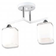 Люстра стельова Victoria Lighting 2x40 Вт E27 білий Reuben/PL2 white