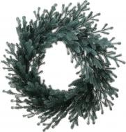 Вінок новорічний Siga Group литий Віденський великий блакитний d590 мм ВЛВбв