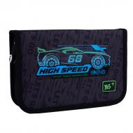 Пенал школьный одинарный без клапана HP-02 High Speed YES черный