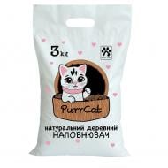Наполнитель древесный Purr Cat 3 кг
