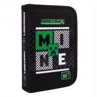 Пенал школьный одинарный без клапана HP-02 Minecraft Game YES черный