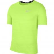 Футболка Nike M NK DF MILER TOP SS CU5992-358 р.L лайм