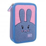 Пенал школьный двойной HP-01 Lovely Bunny YES синий