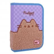 Пенал школьный одинарный с клапаном HP-03 Pusheen Playful YES фиолетовый