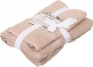 Набор полотенец махровых Tara с бордюром 2 шт 50x90 см бежевый La Nuit