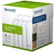 Комплект картриджів Ecosoft покращених 3+1 для фільтрів-глечиків mini