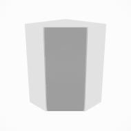 Шкаф Влада (60х60 (920)правая) серый бархат/белый Світ Меблів