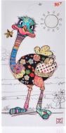 Блокнот BugArt. White ostrich 100х200 мм YES Блокнот BugArt. White ostrich 100х200 мм YES