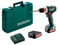 Аккумуляторный шуруповерт Metabo PowerMaxx BS 12 Q + 2 акб + з/у + кейс (601037500)