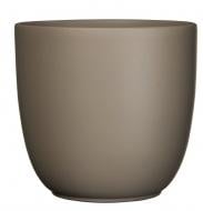 Вазон керамічний Edelman Tusca 25 см круглий 8,95 л темно-коричневий (144299)