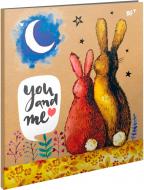 Книга для нотаток А5 48, СМИК+білила, аnimattern крафт YES