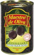 Маслини Maestro De Oliva без кісточки Giant 420г (8436024294309)