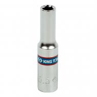 Головка 1/4" 5.5 мм удлин. (6-гранн.) KING TONY 223555M
