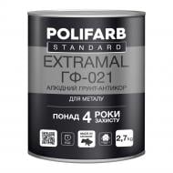 Эмаль Polifarb DekoMal ГФ-021 серый глянец 2,7 кг