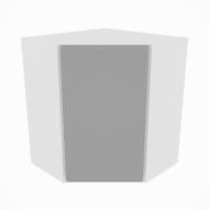 Шкаф Влада (60х60/60х60Ск левая) серый бархат/белый Світ Меблів Шкаф Влада (60х60/60х60Ск левая) серый бархат/белый Світ Меблів