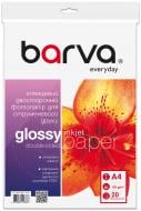 Фотобумага Barva Everyday Глянцевая Двусторонняя 155 г/м2 A4 20 л (IP-GE155-172) белый