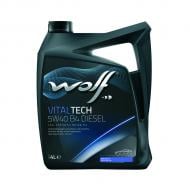 Моторна олива синтетична WOLF VitalTech B4 Diesel 5W-40 4 л (8334009)