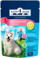 Корм для всех пород Club 4 Paws для щенков 100 г (злаки) 100 г