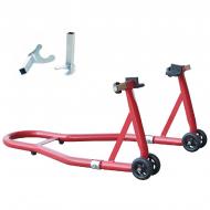 Подставка под колесо заднее мотоцикла L-образная 340 кг с 2 адаптерами TRMT05014