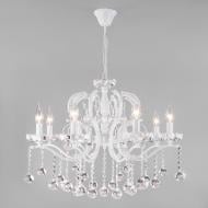 ВІТРИНА! Люстра підвісна Strotskis Brezza 8x60 Вт E14 білий 10107/8 (білий)