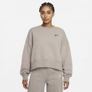 Свитшот Nike WMNS NSW CREW FLC TREND DQ0387-087 р. L бежевый