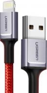 Кабель UGREEN Lightning To USB-A 2.0 MFi 1 м красный (US293/80635)